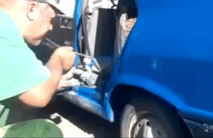 Spray painting Romanian style - video